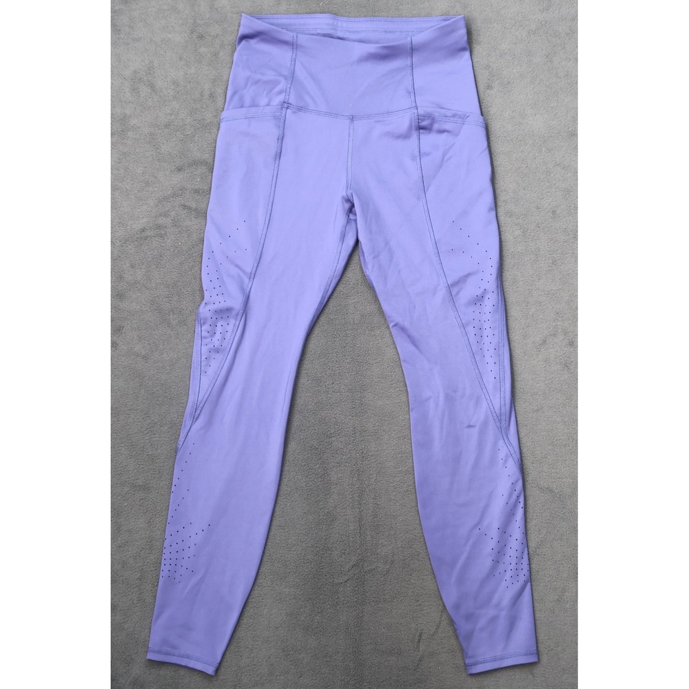 All in Motion Leggings Women XS Purple Excellent High Rise Pockets Perforated